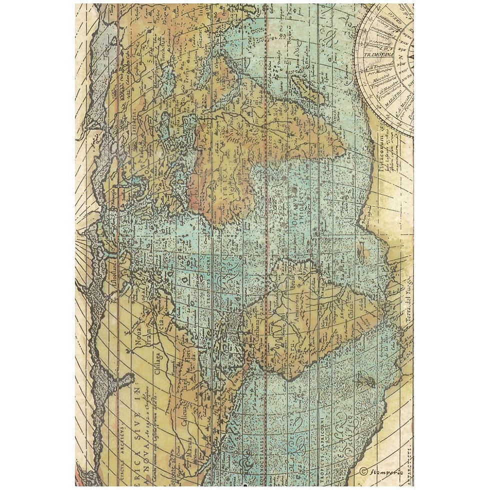 Thumbnail: Stamperia - Around the World - A4 Rice Papers - 6 Sheet Assortment
