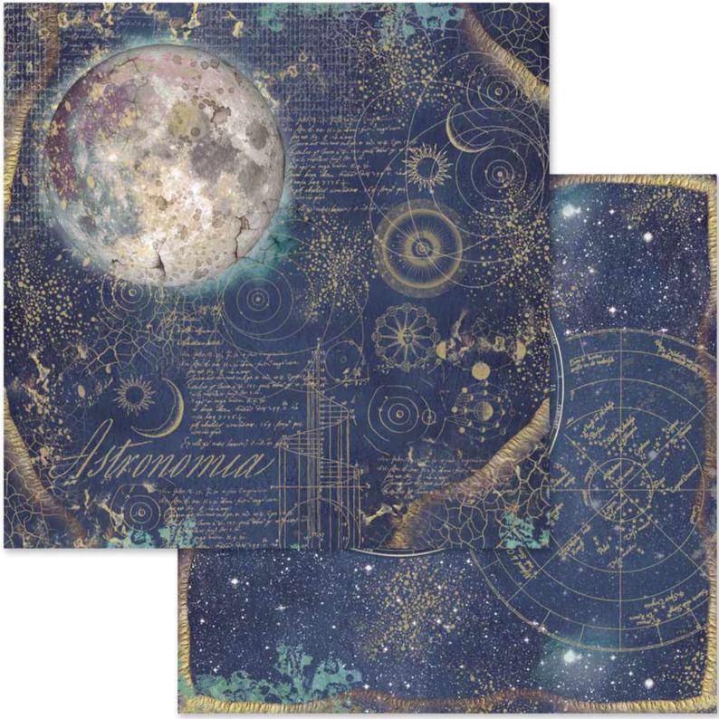 Thumbnail: Cosmos  by Stamperia - 12 x 12 - 10 Sheet Paper Pack