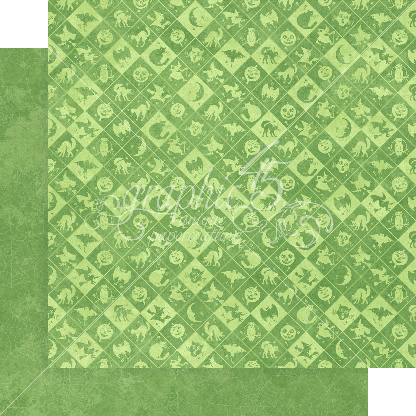 Graphic 45 Charmed Patterns & Solids 16 12x12 Sheets scrapncreate