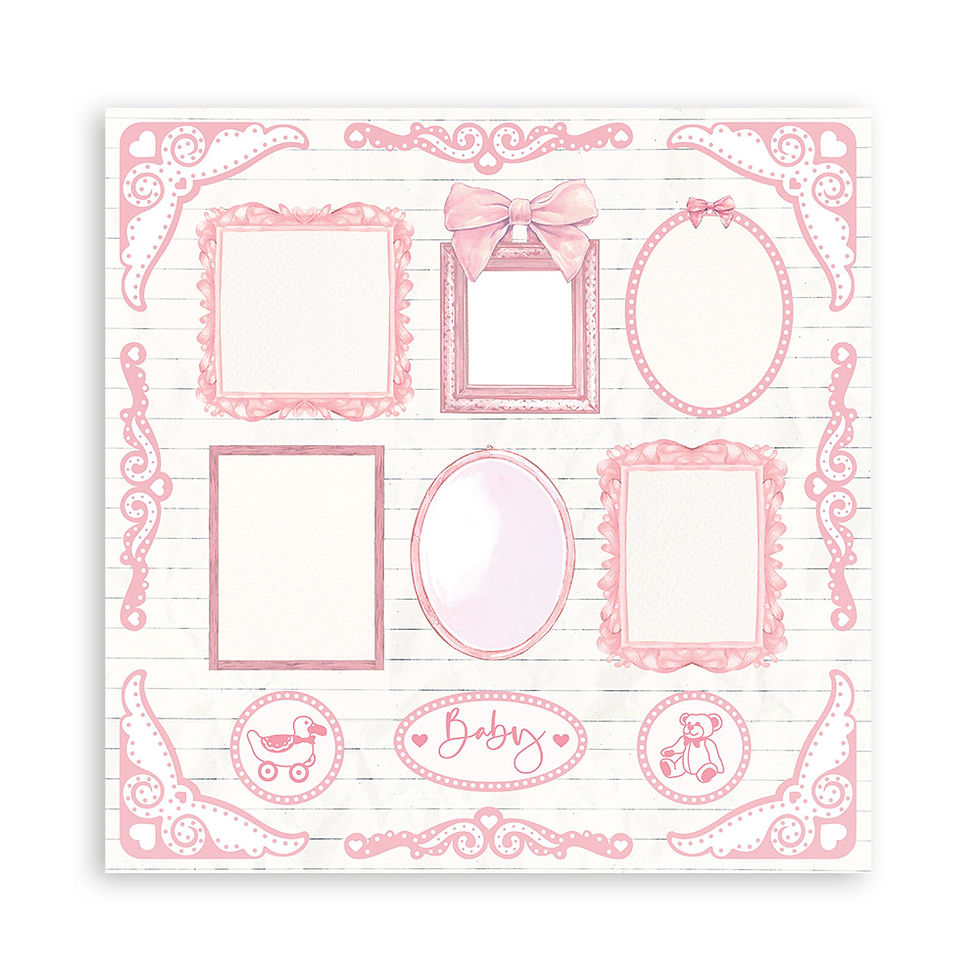 Thumbnail: REDUCED Stamperia - Babydream - Girl - 10 - 12x12 Double Sided Papers