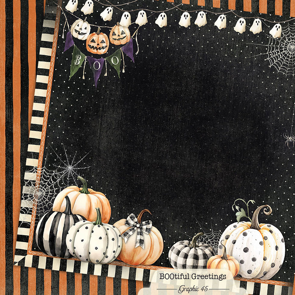 Thumbnail: Graphic 45 - BOOtiful Greetings - 12 - 12×12 Sheets