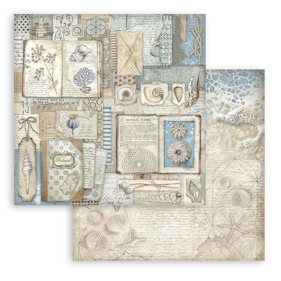 Thumbnail: Stamperia - Silent Sea - 10 - 12 x 12 Sheets + Bonus Sheets