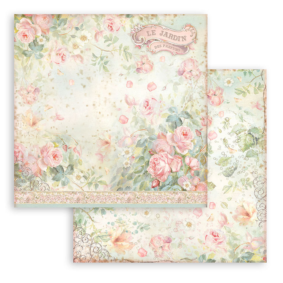 Thumbnail: Stamperia - Rose Parfum - 10 - 6x6 Double Sided Papers