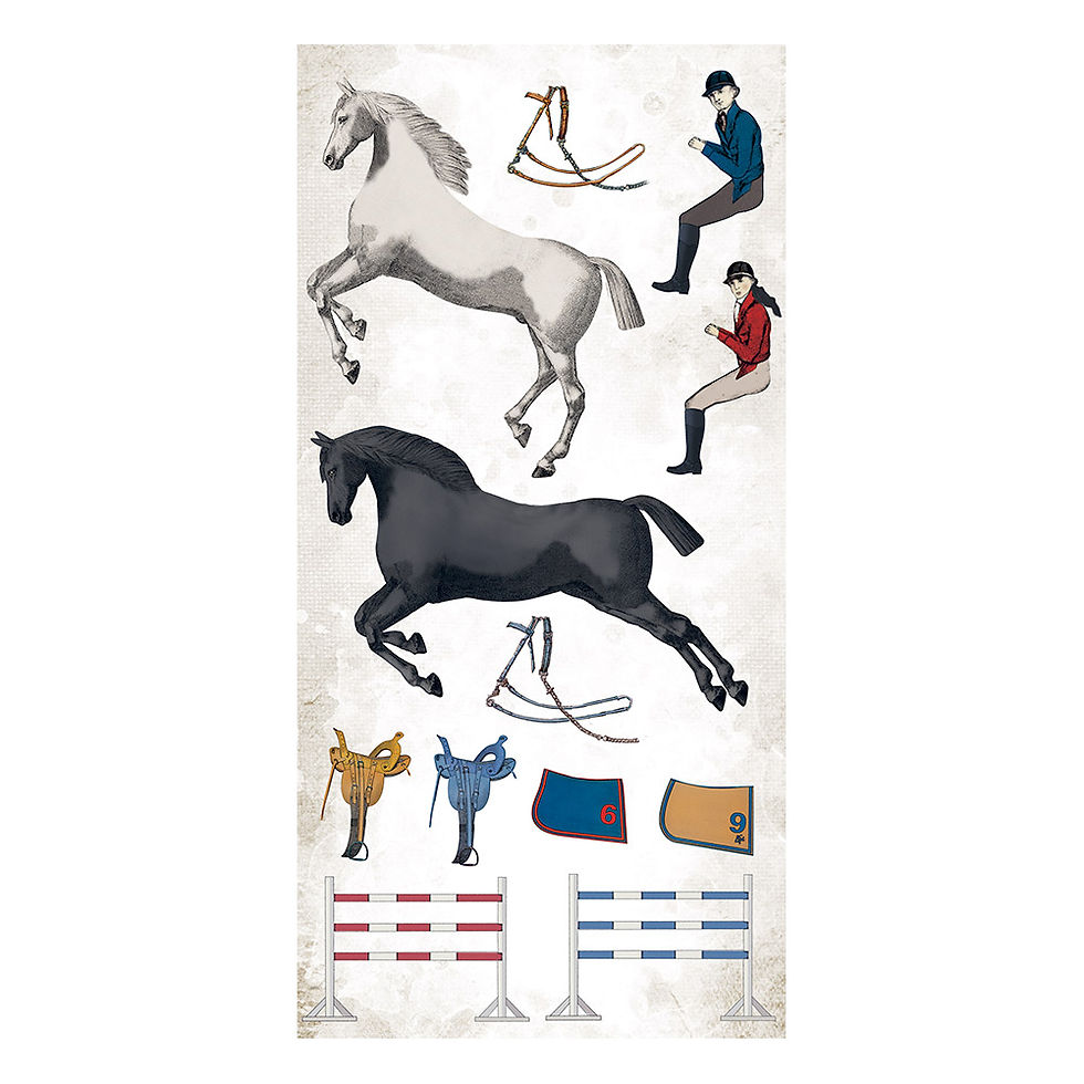Thumbnail: REDUCED Stamperia - Horses - Collectible Sheets