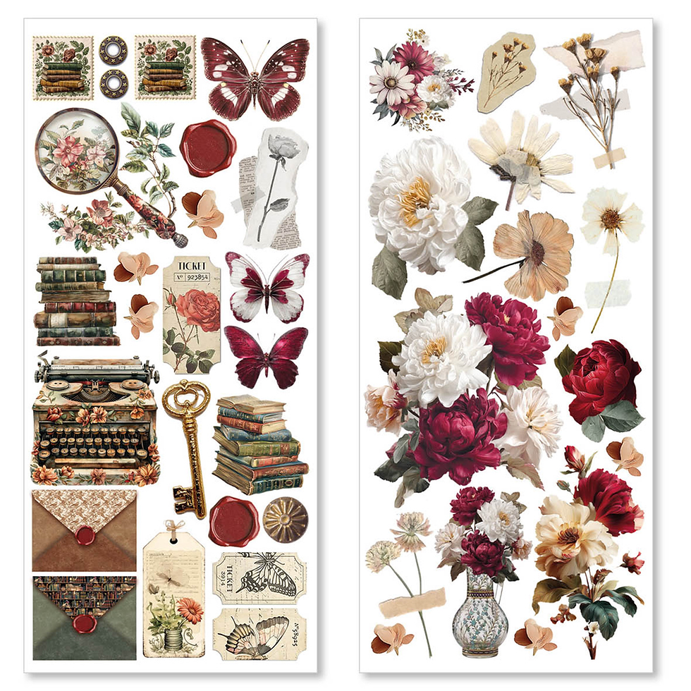 Thumbnail: Ciao Bella - Book Lovers - Art Stickers - 5/Pkg