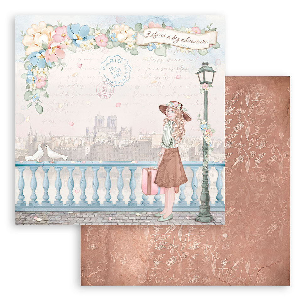 Thumbnail: Stamperia - Oh La La - 10 - 12 x 12 Sheets + Bonus Designs