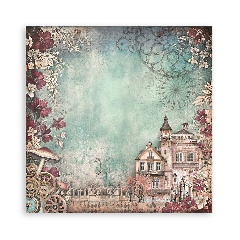 Thumbnail: Stamperia - Master of Magic - 22 SINGLE-SIDED 8x8 Sheets