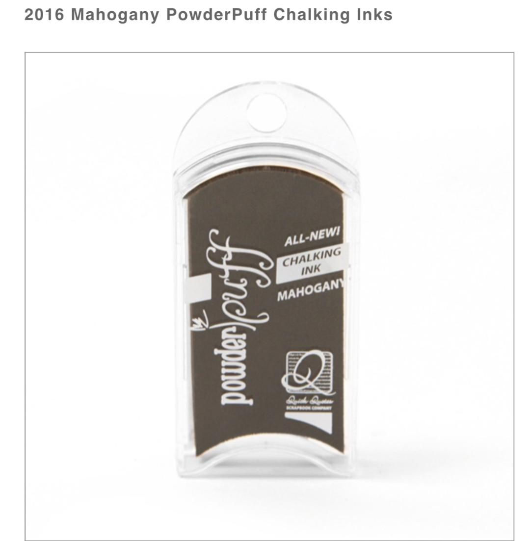 PowderPuff Ink Pad-Mahogany