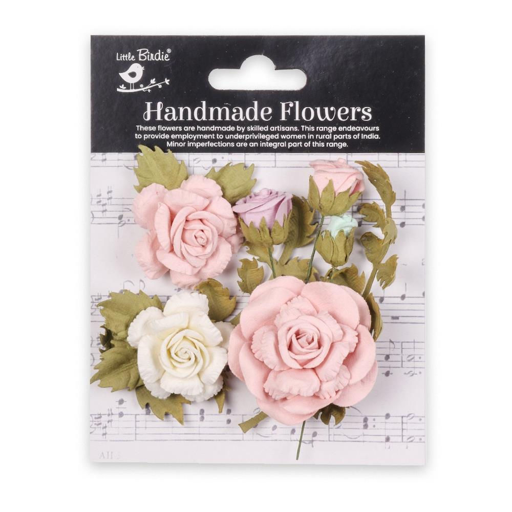 Little Birdie - Vida - Fairy Garden - Paper Flowers 8/Pkg