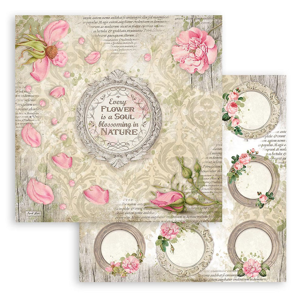Thumbnail: REDUCED Stamperia - Romantic - Garden House - 10 - 8x8 Double Sided Papers