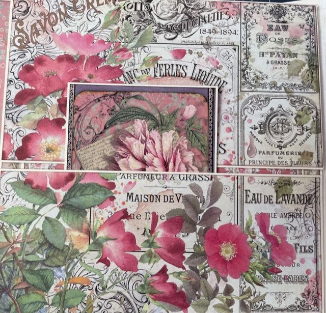 Thumbnail: Stamperia - Rose Parfum - 8 1/2 x 8 1/2 Mini Album