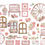 Thumbnail: Stamperia - Roseland - Ephemera Adhesive Cut Outs
