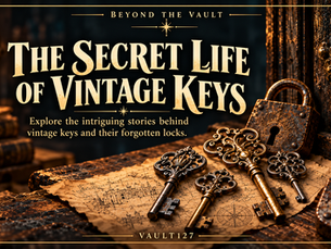 The Secret Life of Vintage Keys. Explore the intriguing stories behind vintage keys and their forgotten locks.