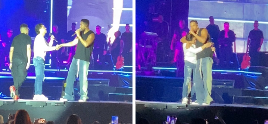 Guatemalteco cantó "Ella y yo" junto a Romeo Santos, abril 2023
