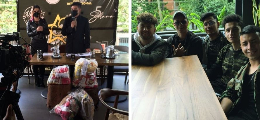 Artistas se unieron al concierto "Golden Stars" para recaudar víveres para guatemaltecos