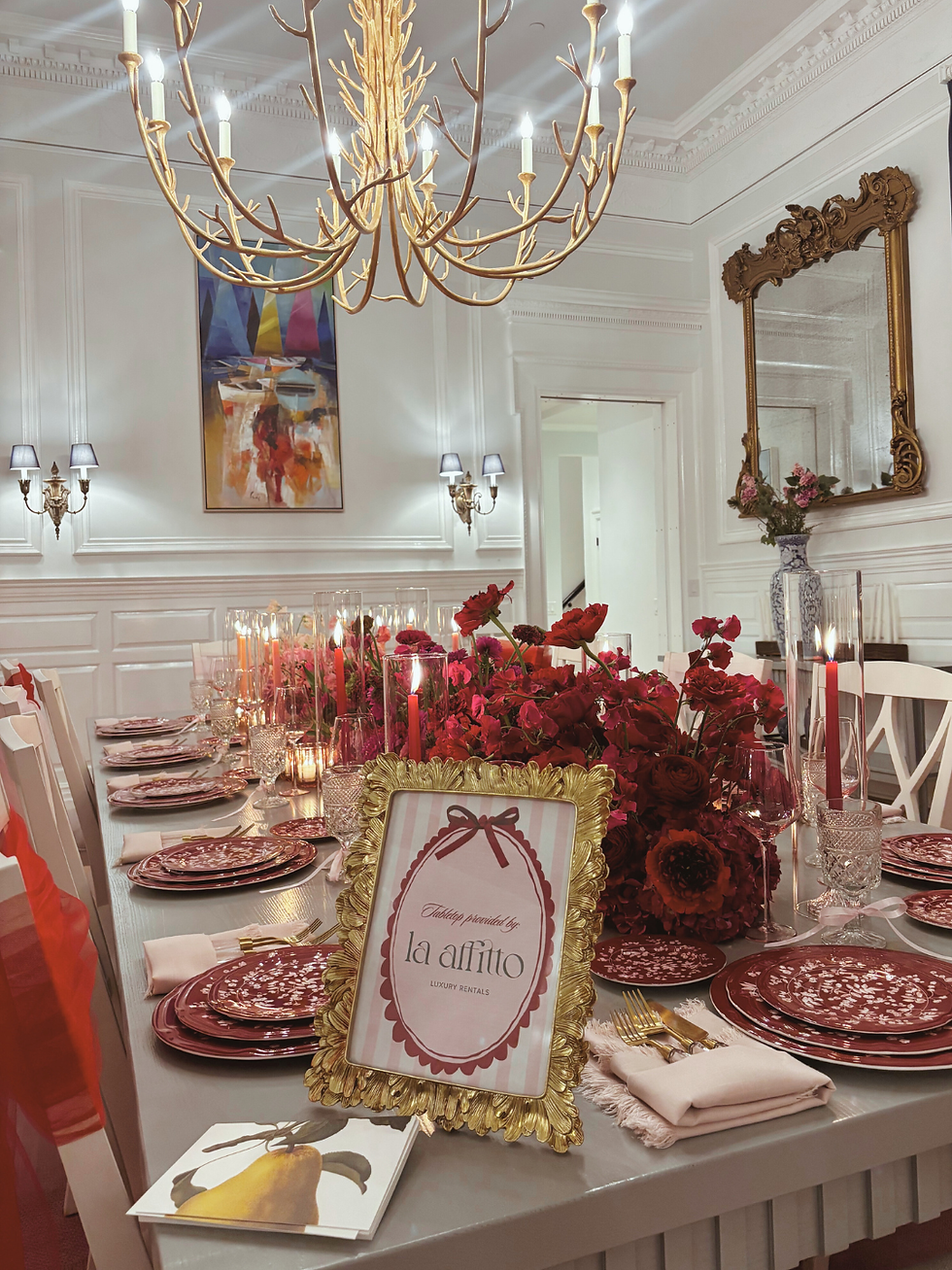 Blush and dusty rose floral arrangements by Infinite Events at An Infinite Night at The Wayside Newport