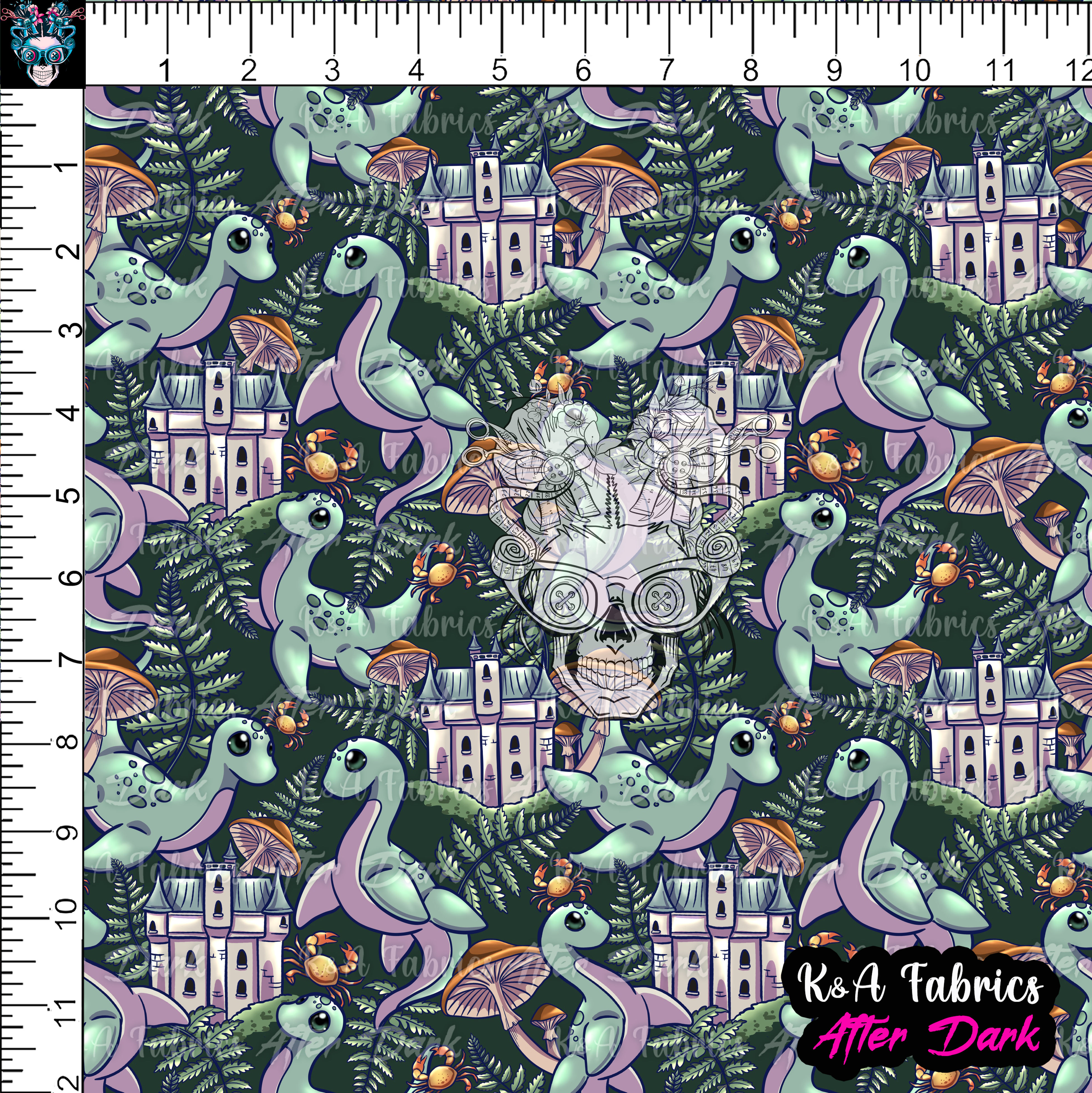 Cottage Cryptids-Nessie Green