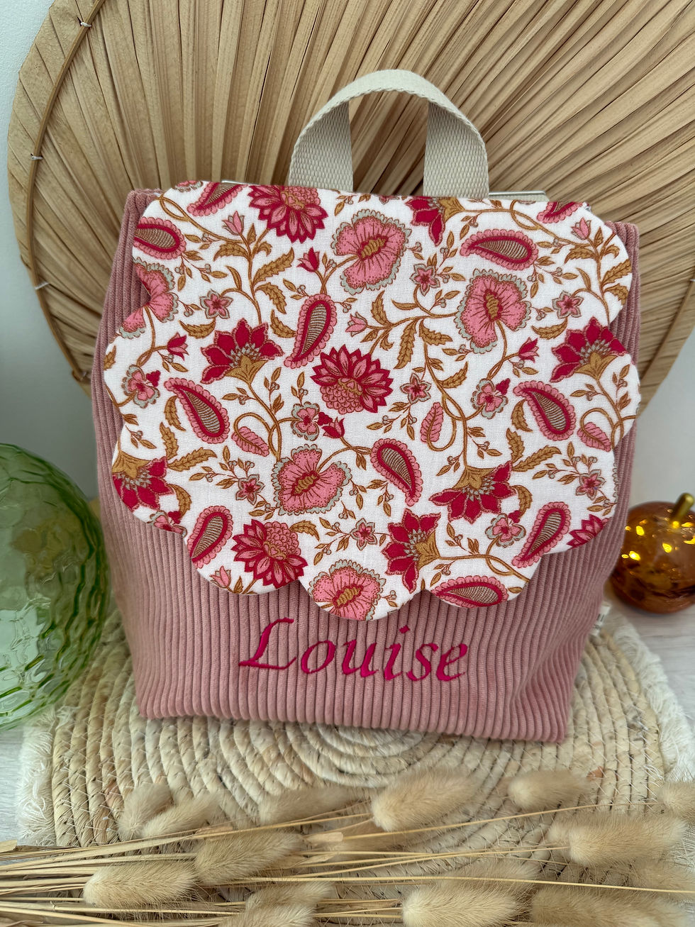 Miniature : Sac maternelle, sac d'école, sac de crèche indila vieux rose