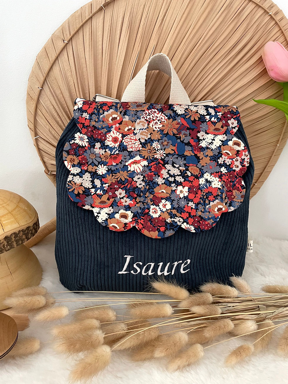 Sac maternelle, sac d'école, sac de crèche Isaure