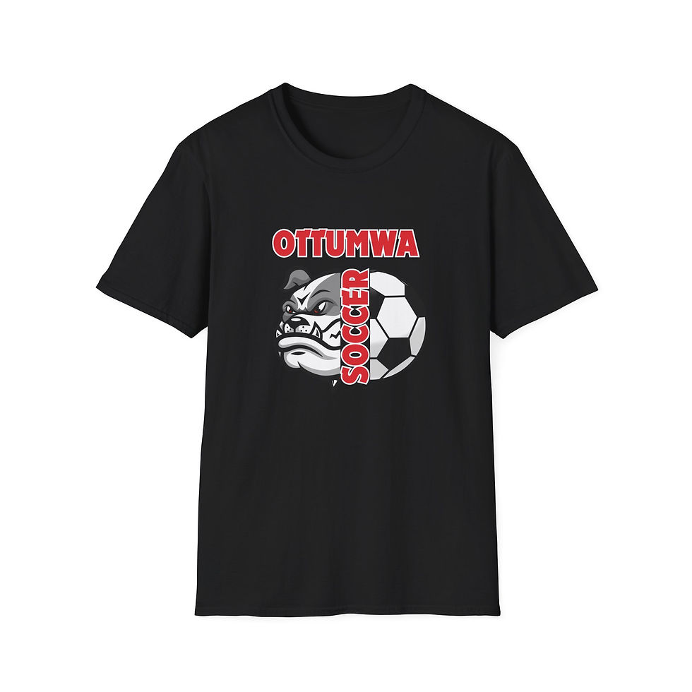 Thumbnail: Unisex Softstyle T-Shirt-OTTUMWA SOCCER