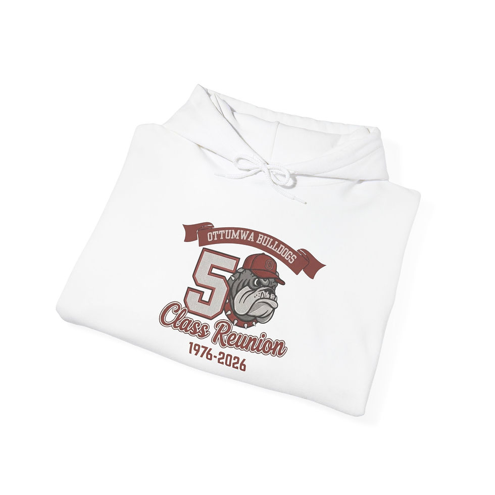 Thumbnail: Unisex Heavy Blend™ Hooded Sweatshirt-50th class reunion OHS
