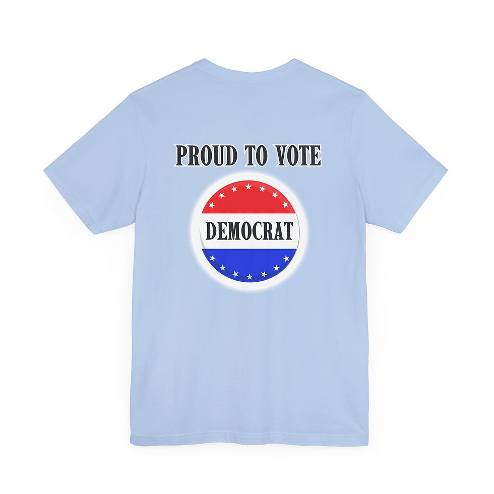 Thumbnail: Unisex Jersey Short Sleeve Tee- DOGE- double sided