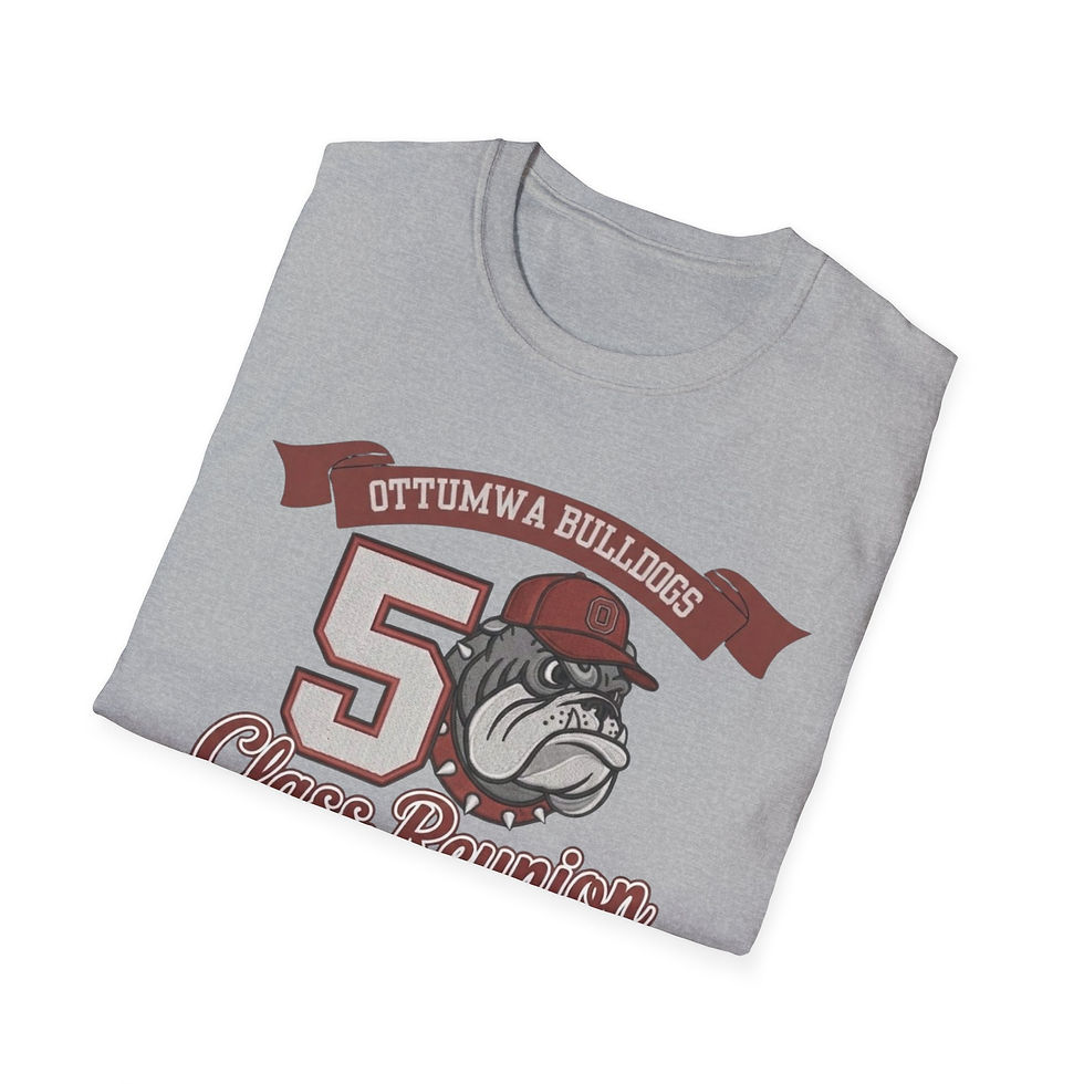 Thumbnail: Unisex Softstyle T-Shirt- 50th class reunion OHS
