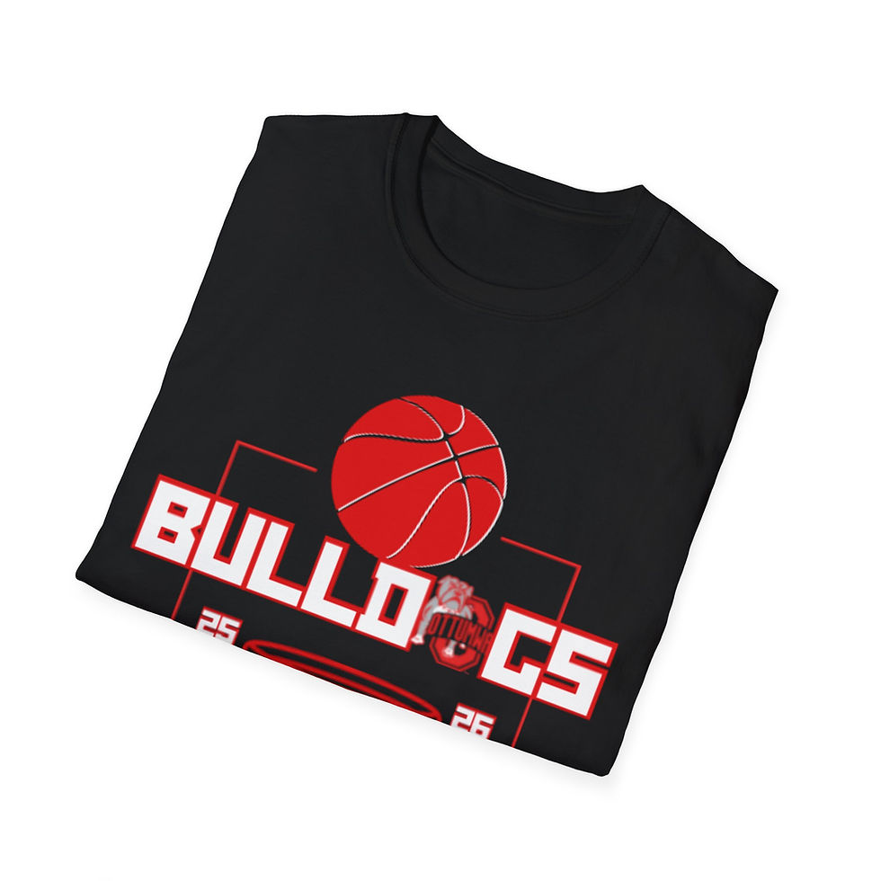Thumbnail: Unisex Softstyle T-Shirt-Ottumwa basketball 3