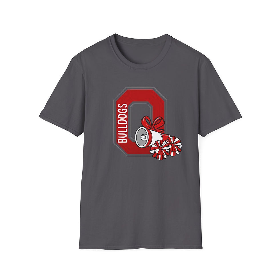 Thumbnail: Copy of Unisex Softstyle T-Shirt- Bulldogs cheer Ottumwa O