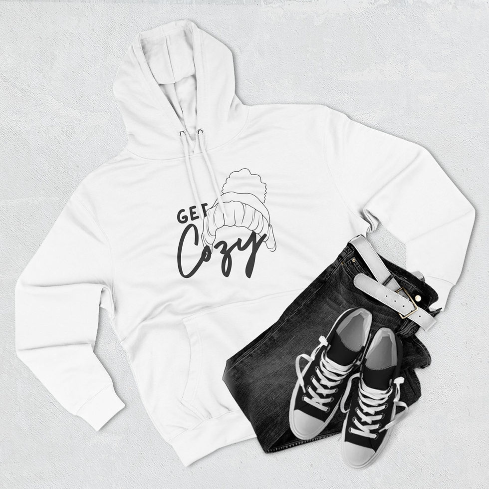 Thumbnail: Three-Panel Fleece Hoodie- get cozy