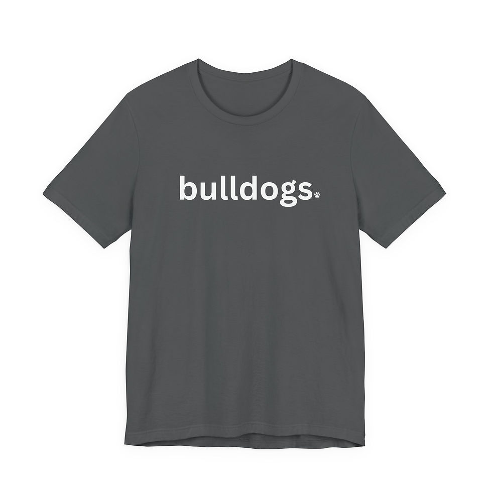 Thumbnail: Unisex Jersey Short Sleeve Tee- bulldogs.