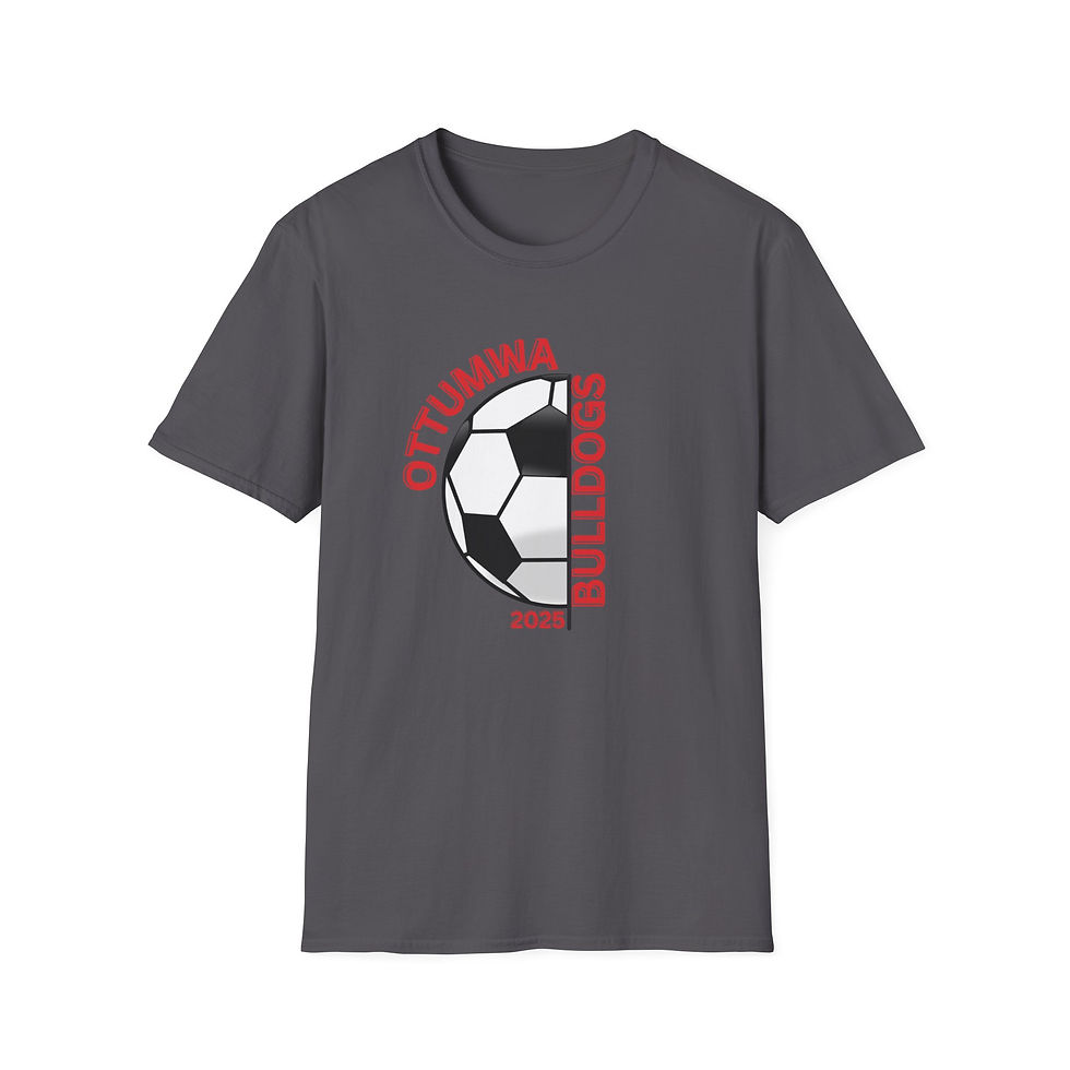 Thumbnail: Unisex Softstyle T-Shirt-OTTUMWA SOCCER