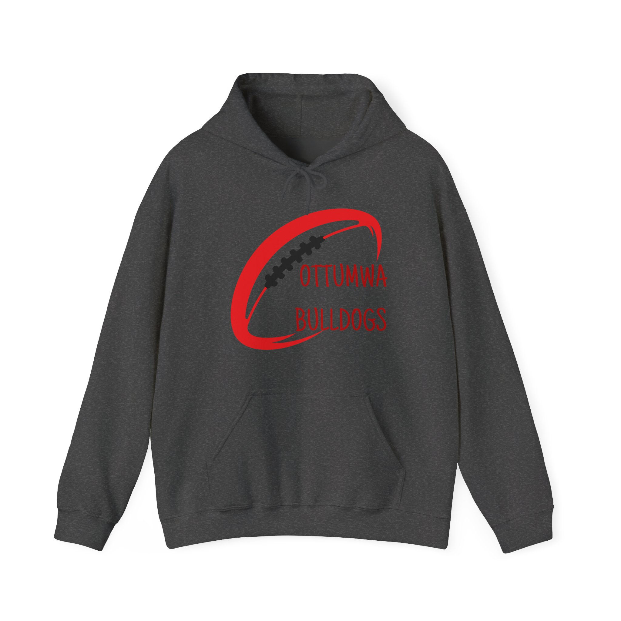 Unisex Heavy Blend™ Hooded Sweatshirt-#Ottumwa Bulldog Football