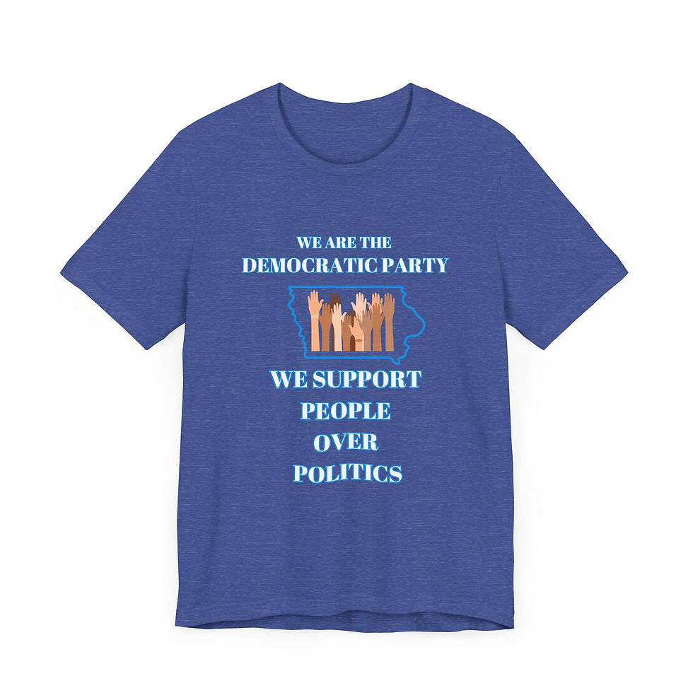 Thumbnail: Unisex Jersey Short Sleeve Tee- We are the Democratic party