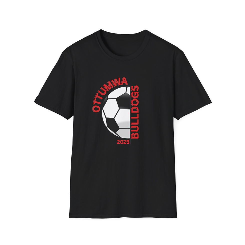 Thumbnail: Unisex Softstyle T-Shirt-OTTUMWA SOCCER