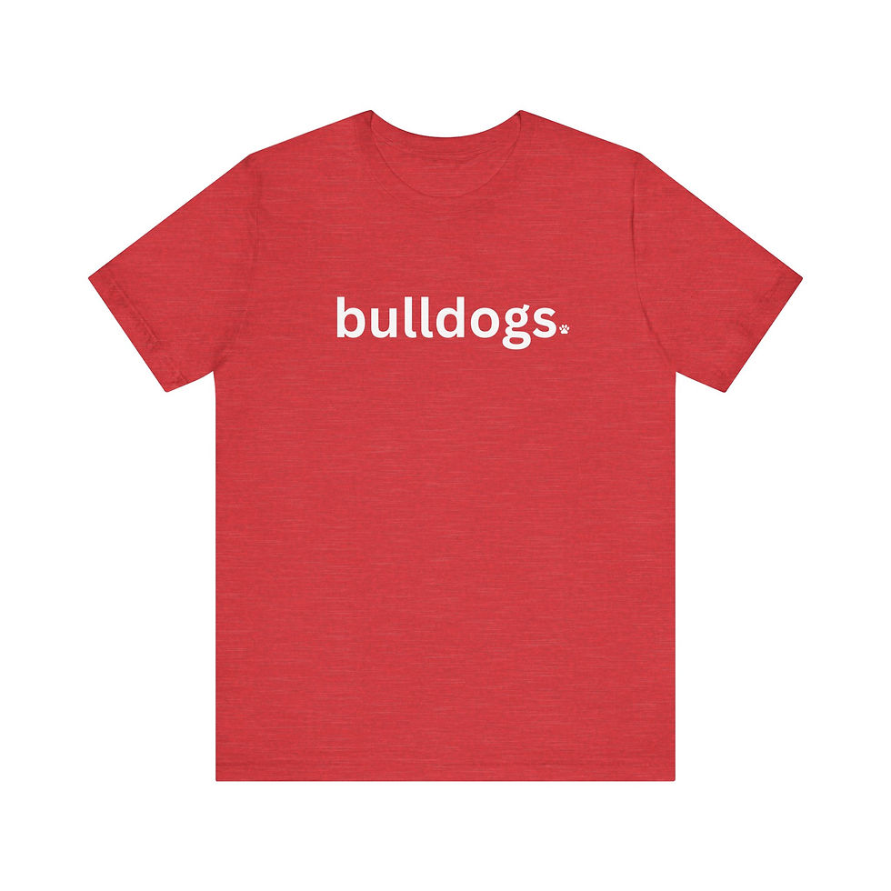 Unisex Jersey Short Sleeve Tee- bulldogs.