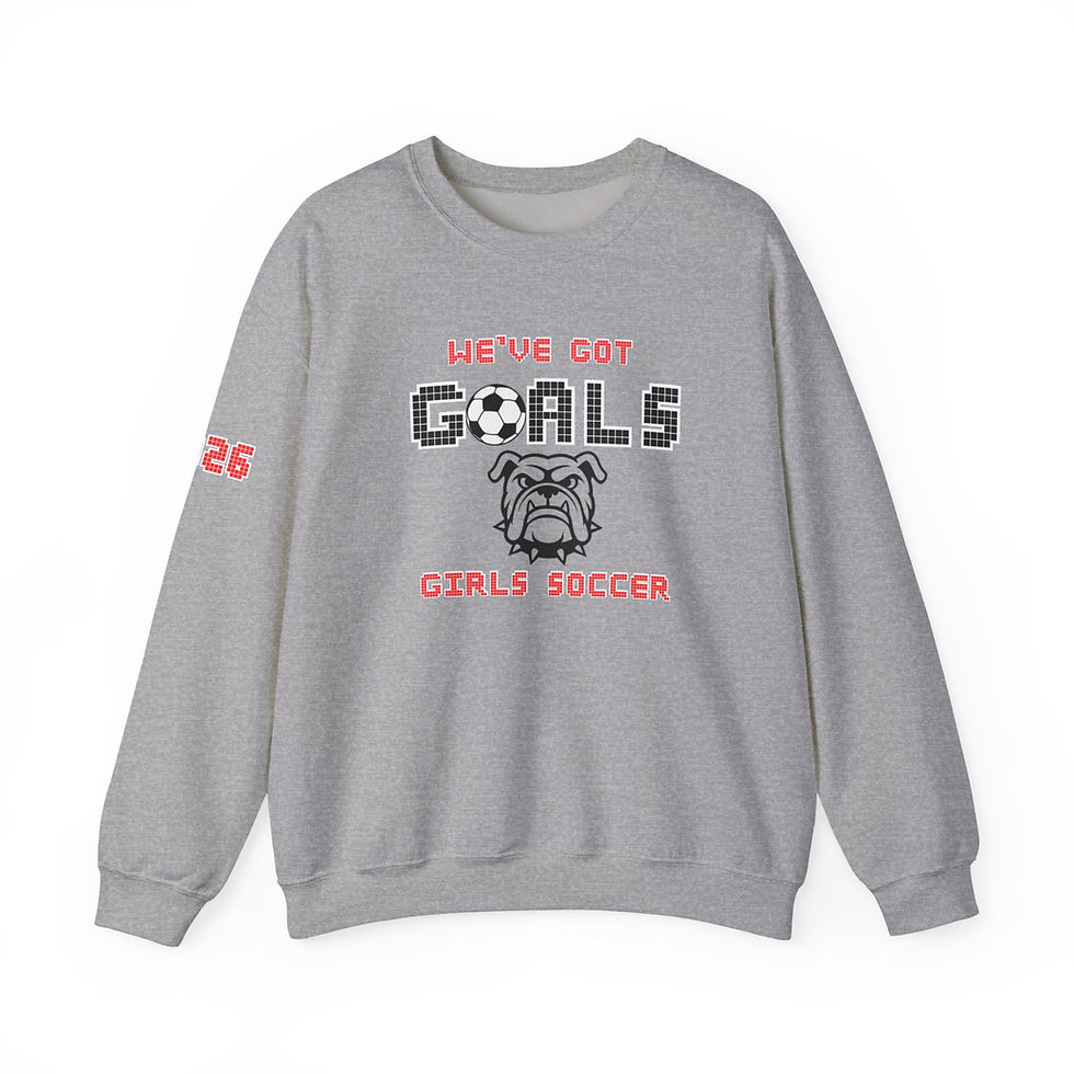 Thumbnail: Unisex Heavy Blend™ Crewneck Sweatshirt-we got goals girls soccer