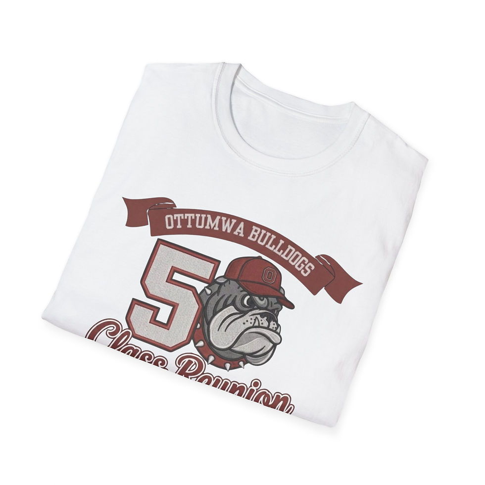Thumbnail: Unisex Softstyle T-Shirt- 50th class reunion OHS