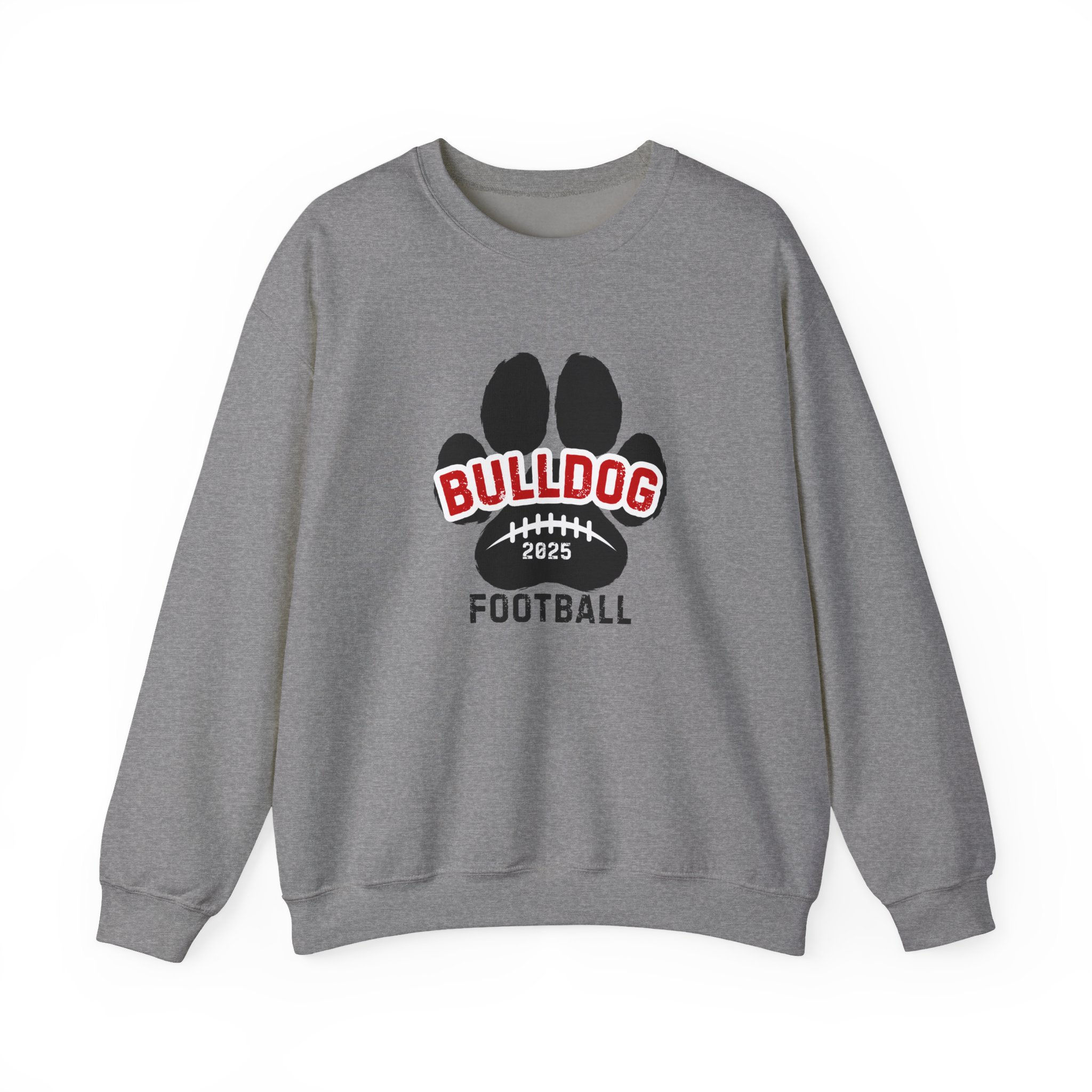 Unisex Heavy Blend™ Crewneck Sweatshirt-paw prints football