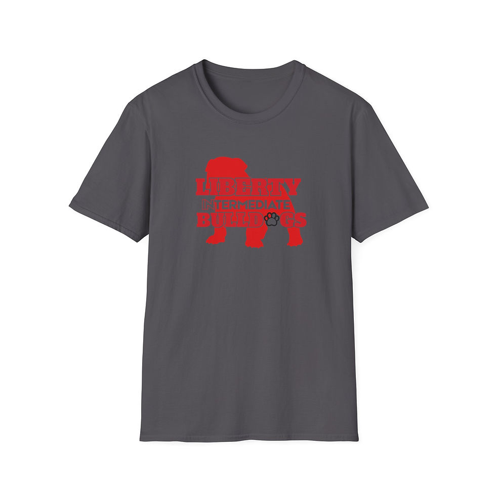 Thumbnail: Unisex Softstyle T-Shirt-Dawg pound-liberty with bulldog