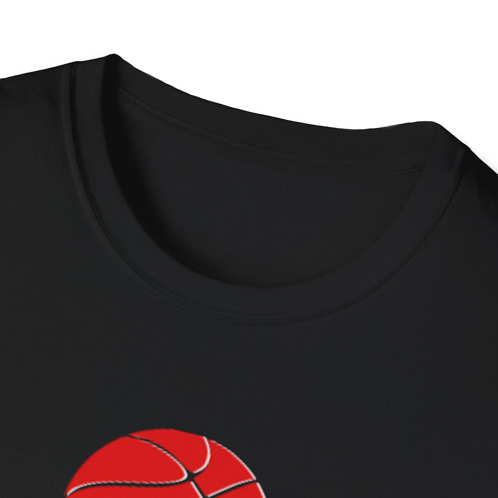 Thumbnail: Unisex Softstyle T-Shirt-Ottumwa basketball 3