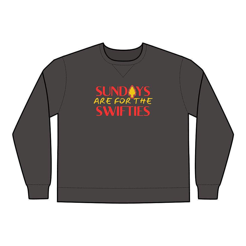 Thumbnail: SUNDAYS ARE FOR SWIFTIES- Unisex ComfortWash® Garment Dyed Crewneck Sweatshirt