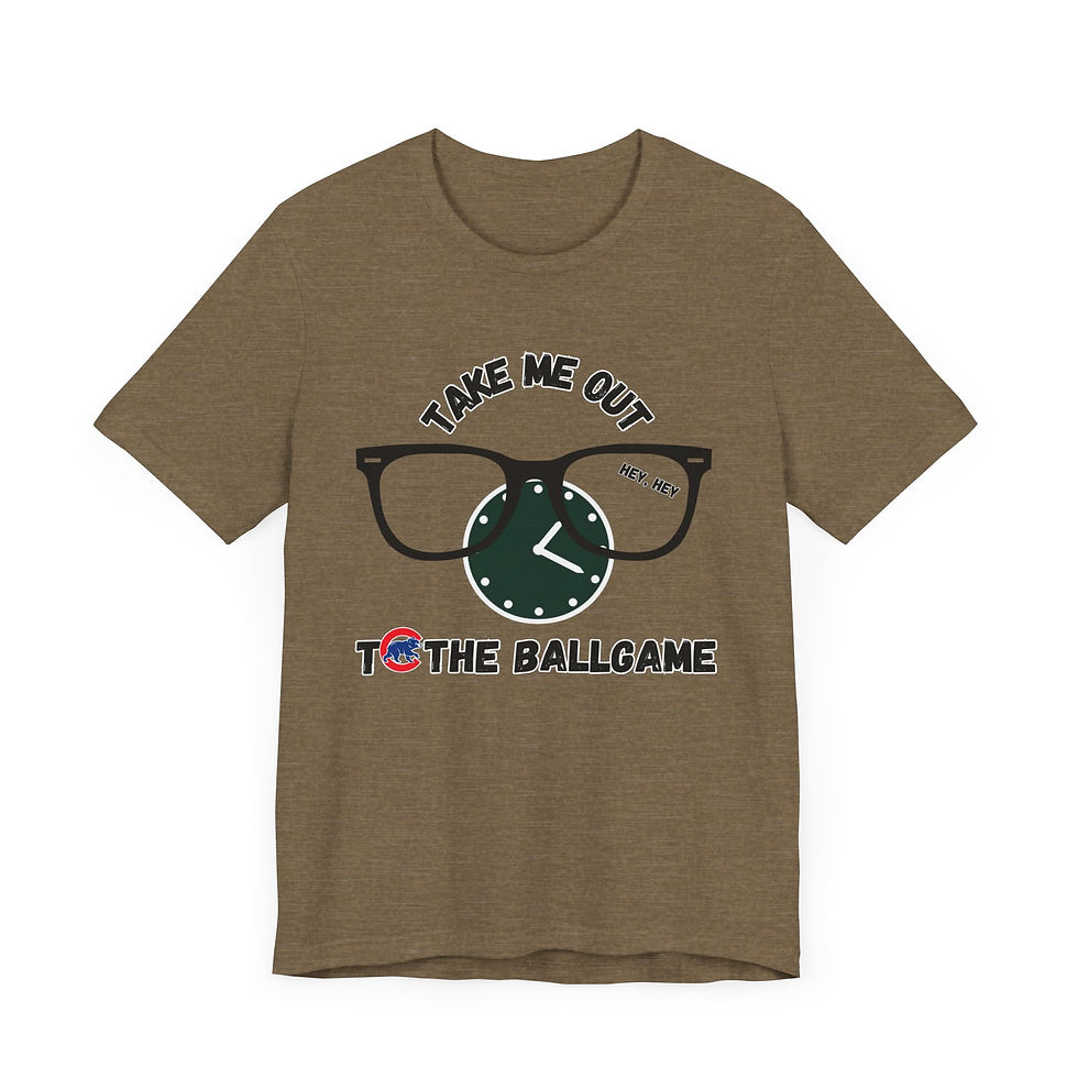 Thumbnail: Unisex Jersey Short Sleeve Tee- take me out to the ball game