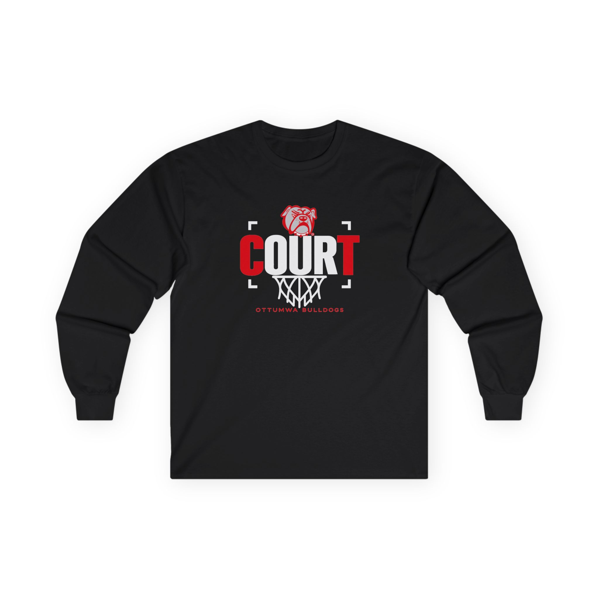 Unisex Ultra Cotton Long Sleeve Tee-Ottumwa basketball