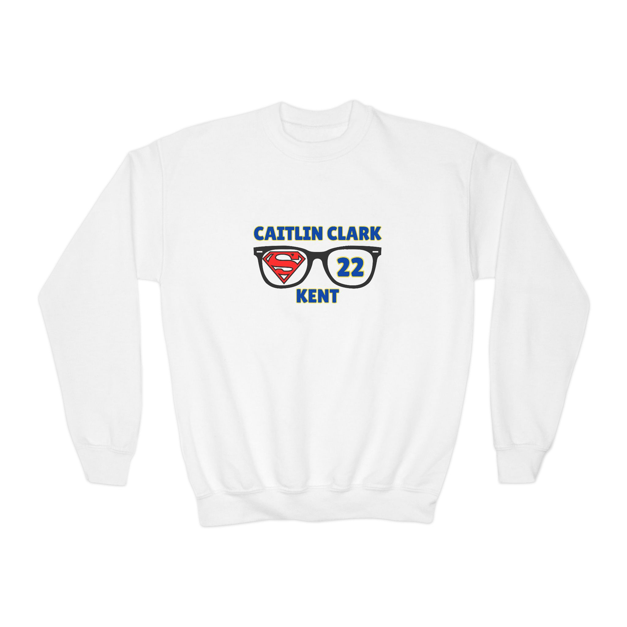 Youth Crewneck Sweatshirt-CAITLIN CLARK KENT