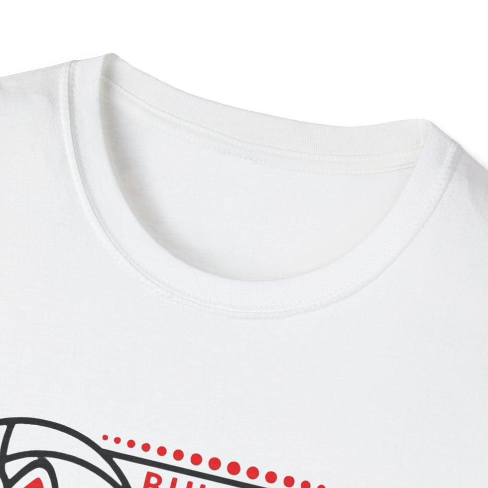 Thumbnail: Unisex Softstyle T-Shirt- bulldog volleyball 