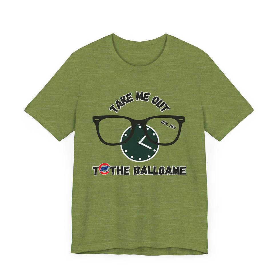 Thumbnail: Unisex Jersey Short Sleeve Tee- take me out to the ball game