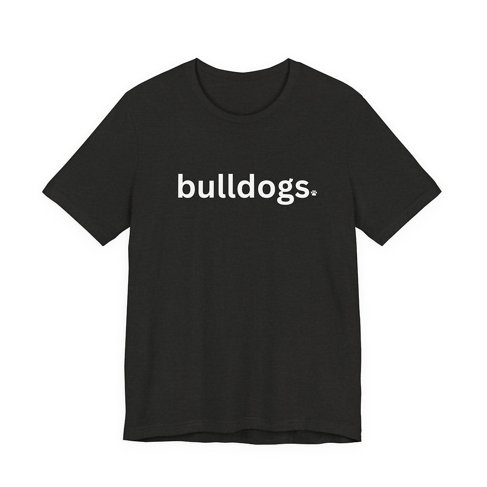 Thumbnail: Unisex Jersey Short Sleeve Tee- bulldogs.