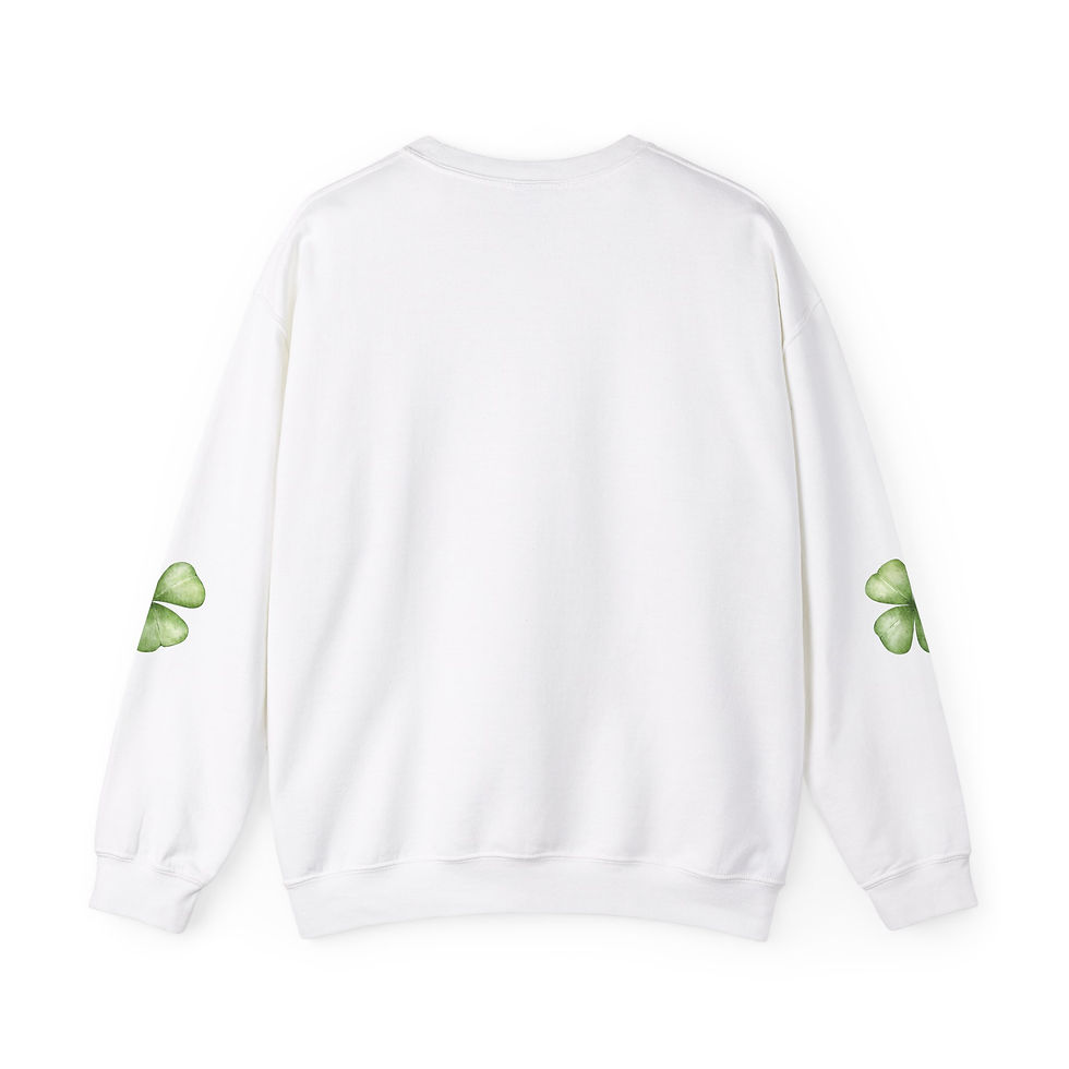 Thumbnail: Unisex Heavy Blend™ Crewneck Sweatshirt- shamrock sleeves