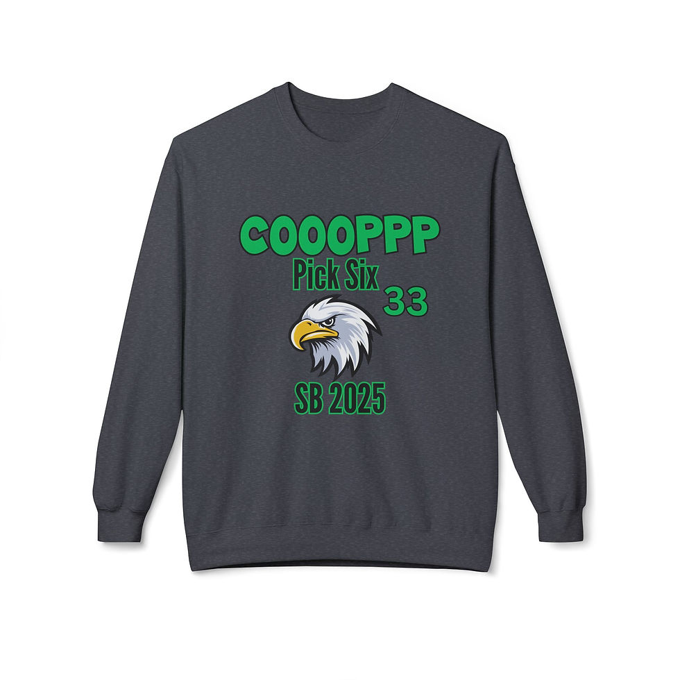 Thumbnail: Unisex Midweight Softstyle Fleece Crewneck Sweatshirt- Coooppp